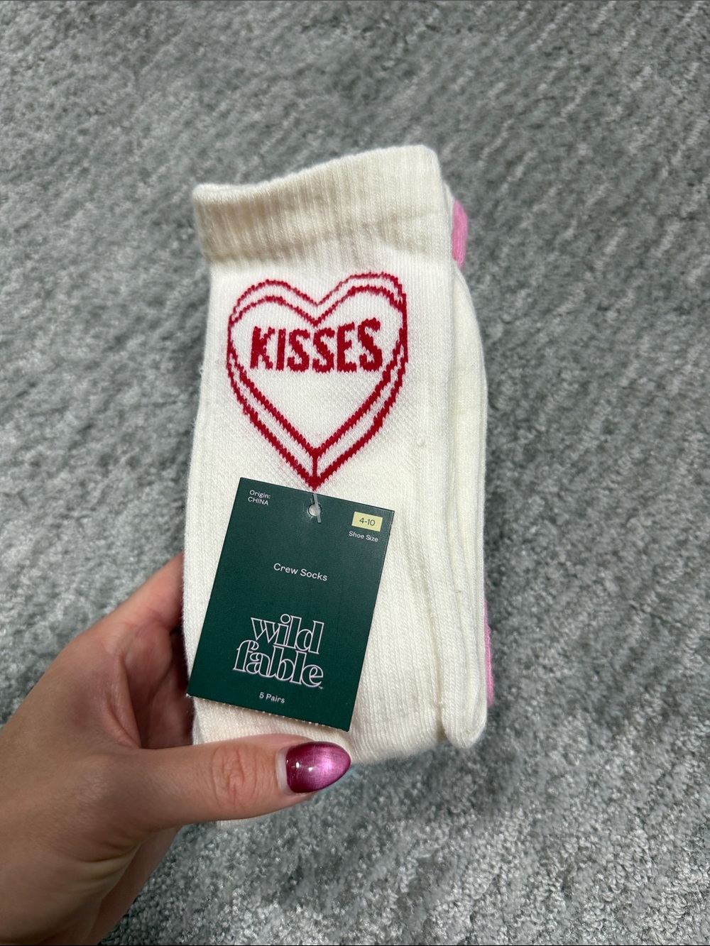 5 wild fable Valentine’s Day socks